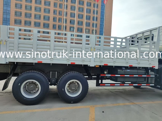 Howo Tam Sürüş Kargo Kutusu Kamyon 400 HP 4 Axle