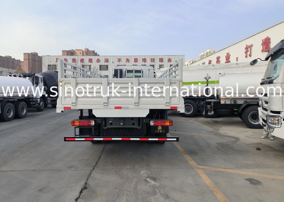 Sinotruk Howo Yeni Kargo Kamyonu 6 × 6 Dört Tekerlekli Sürüş Lhd 10 Tekerlekli Uzun Kargo Kutusu
