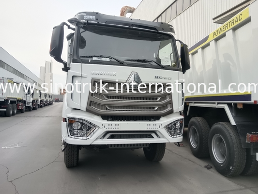 30-40 tonluk RHD 10 tekerlekli tipper çöpe atan kamyon SINOTRUK Haohan İnşaat için Beyaz
