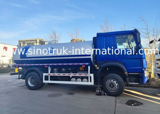 SINOTRUK HOWO 4x2 300HP Mavi şasi 10m3 su tankı gövdesi