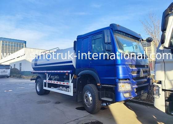 SINOTRUK HOWO 4x2 300HP Mavi şasi 10m3 su tankı gövdesi