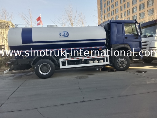 HOWO SINOTRUK Su Tankı Kamyonu 300 HP Mavi