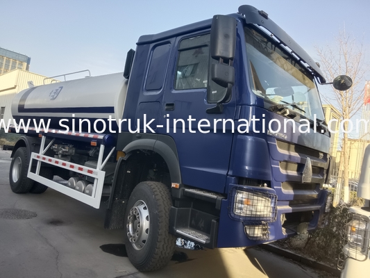 HOWO SINOTRUK Su Tankı Kamyonu 300 HP Mavi