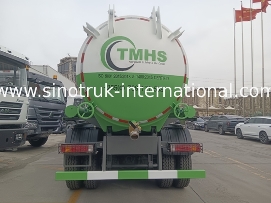 Vakum pompası kanalizasyon emme kamyonu septik tank temizleme kamyonu 20CBM LHD 380HP