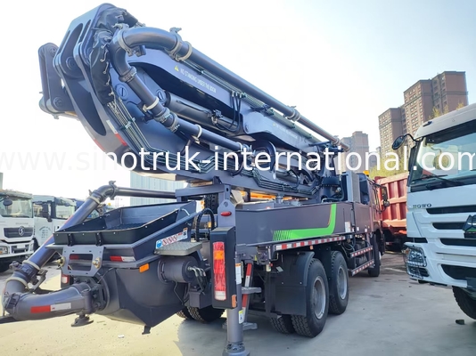 HOWO 380HP Akıllı Pompa Kamyonları 52m Boom 6x4 Vertikal dökme için eşsiz çekiş