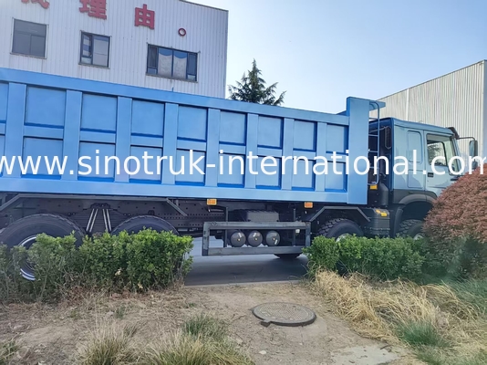 Büyüleyici Mavi HOWO 8x4 380HP 26.91CBM Çöp Kamyonu Güç her yükte hassasiyetle buluşur!