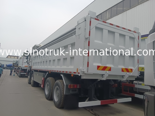 SINOTRUK HOWO 380HP Tipper Dump Truck 12 Tekerlekli LHD 31 Ton 20-30CBM V7-X Kabin