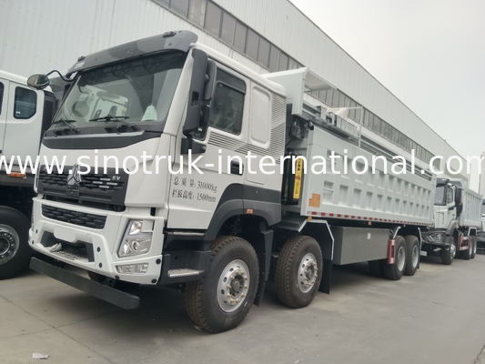 SINOTRUK HOWO 380HP Tipper Dump Truck 12 Tekerlekli LHD 31 Ton 20-30CBM V7-X Kabin