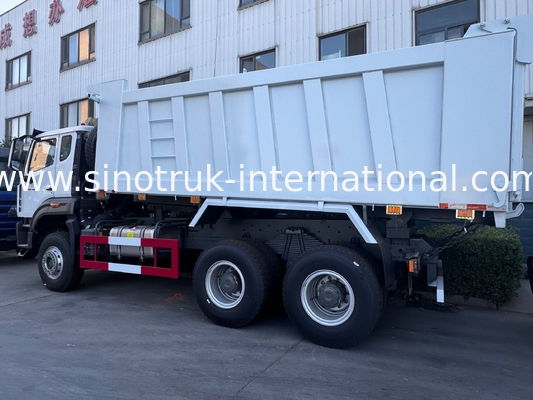 SINOTRUK HOHAN HOWO 380HP LHD Tipper Dump Truck 6X4 Şablonlu Stil Kargo Kutusu