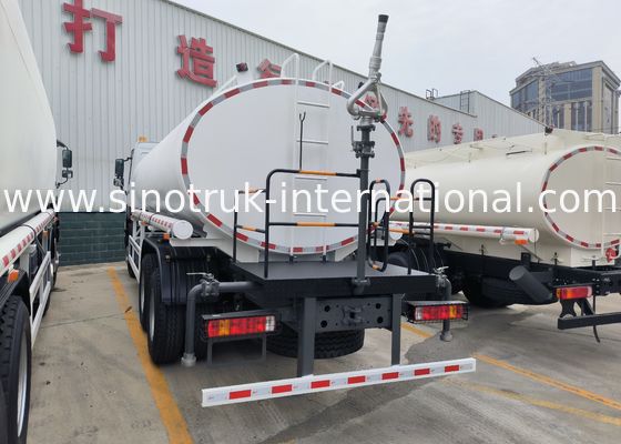 4650 1350 mm tekerlek mesafesi VGD95 ön aks performansı ve kapasitesi ile su tankı kamyonu