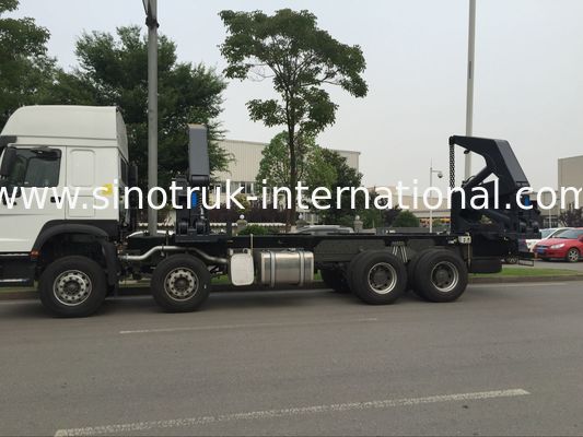 20ft Truck Mounted Crane Side Loader Sidelifter , Container Self Loading Sinotruk
