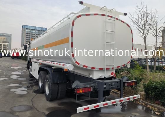 Sinotruk Howo 20CBM Fuel Tank Truck 10Wheels 340Hp 6 × 4 Multiple Compartments