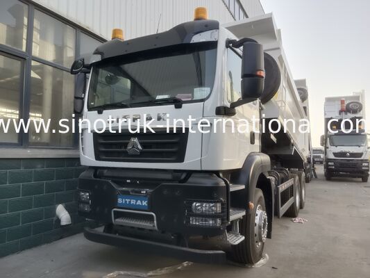 SITRAK Euro 3 Emisyonu ve 430 HP Motorlu 10 Tekerli Tipper Dump Truck
