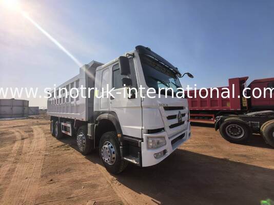 Tipper Dump Truck 40-50 ton yük kapasitesi, 375 beygir gücü dizel motoru ve 7300 mm kargo kutusu uzunluğu ile ağır yük taşıyıcı