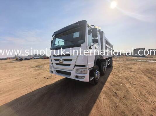 Tipper Dump Truck 40-50 ton yük kapasitesi, 375 beygir gücü dizel motoru ve 7300 mm kargo kutusu uzunluğu ile ağır yük taşıyıcı