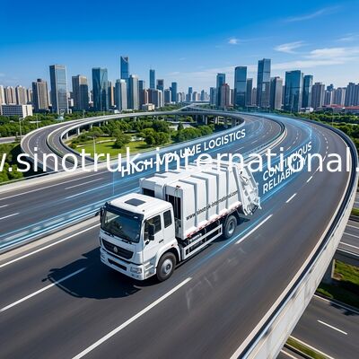 SINOTRUK Sıkıştırılmış Çöp Toplama Aracı 10-12CBM LHD 4X2 ZZ3161M4311