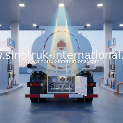 SINOTRUK Howo Yarım Kamyon Yakıt Tankı 4x2 Lhd Euro2 290hp Beyaz