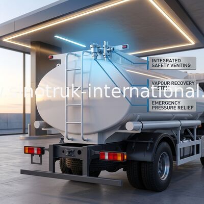 HOWO 25CBM 6*4 Petrol Tankı Kamyonu 380HP Güçlü At Gücü Beyaz
