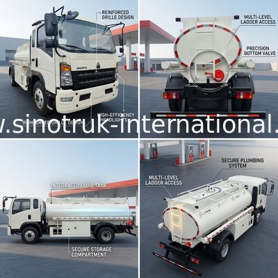 HOWO 4×2 Hafif Kamyon 5-6CBM LHD 160HP