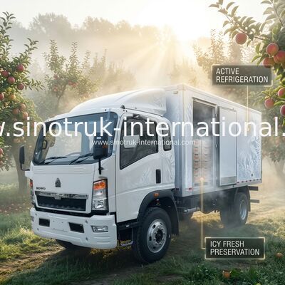 RHD SINOTRUK HOWO 10 Ton Soğutmalı Kamyon 140HP