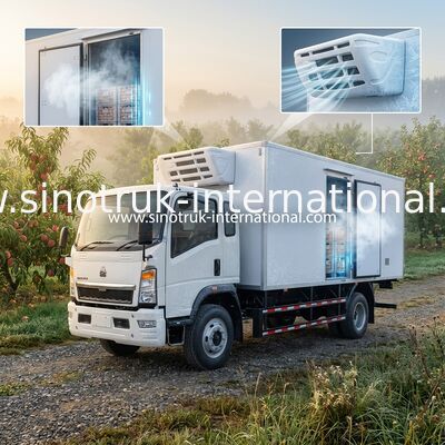 10 Ton Soğutmalı Kamyon 140HP RHD Sebze / Meyve Taşıma