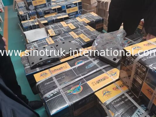 SINOTRUK HOWO Siyah fren kaplama kamyonu ve römork parçaları WG9231342069