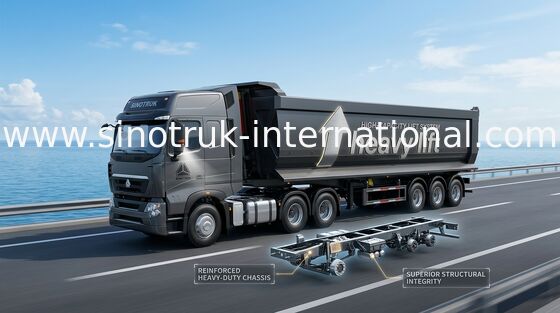 Madencilik Endüstrisi için Hidrolik Ağır Ekipmanlar Flatbed Yarı Römork Saklama Kutuları