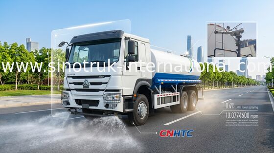HOWO 6*4 Tahrikli 400HP 18m³ Büyük Ölçekli Mühendislik Su Püskürtme Kamyonu (Su Tankeri/Su Püskürtücü, Yol Toz Bastırma ve Sulama İçin Uygun)