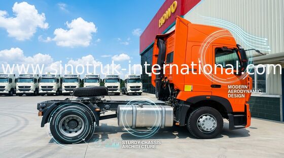 30 -40 Ton Çekme Kapasitesi İçin Güçlü Motor Euro 2 Uluslararası Traktör Römorku
