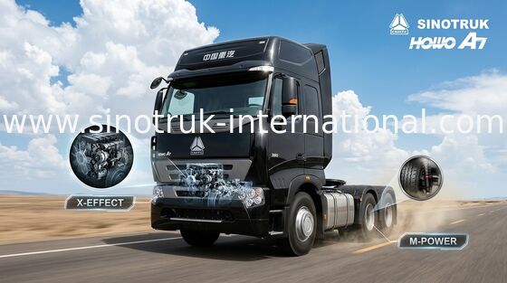 6 × 4 Römork Traktör Kafası Kamyon 60-70 Ton Büyük Yükleme Kapasitesi, IFA
