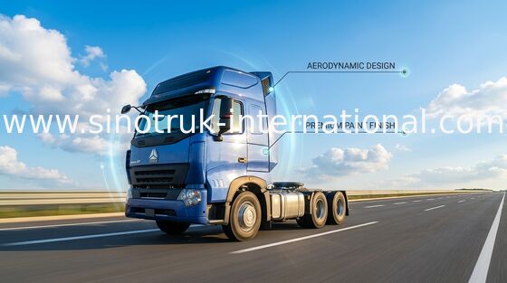 SINOTRUK HOWO Yarı Römork Traktör Kamyon Klima Kliması 60-70 Ton