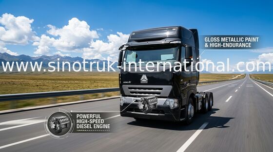 100 Ton Ağır Kamyon Traktör, Tek Akslı Damperli Kamyon ZZ4257V3247N1B