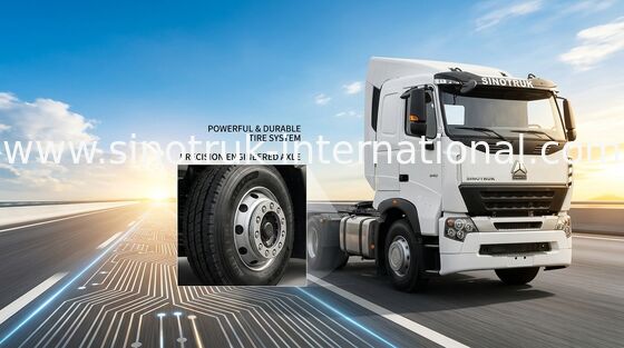 SINOTRUK HOWO A7 Traktör Kamyon LHD 4X2 Euro2 336HP ZZ4187N3517N1B