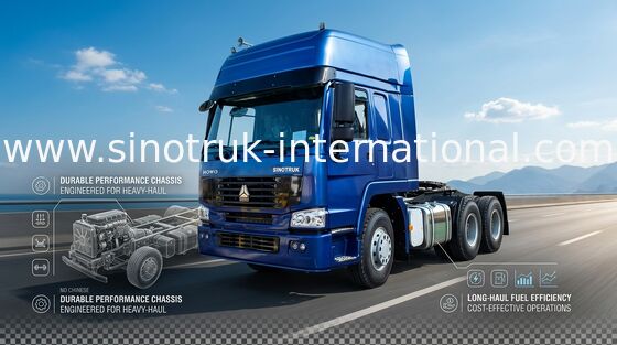 SINOTRUK HOWO Traktör Kamyon LHD 6X4 Euro2 371HP ZZ4257S3241W