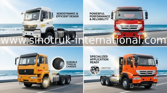 Traktör Kamyon SINOTRUK Altın Prens 6X4 Euro2 336HP 25 Ton ZZ4251N3241W