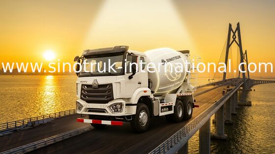 HOWO SINOTRUK Beton Mikseri Kamyonu Yüksek Verimli 10CBM 380HP 6X4 LHD