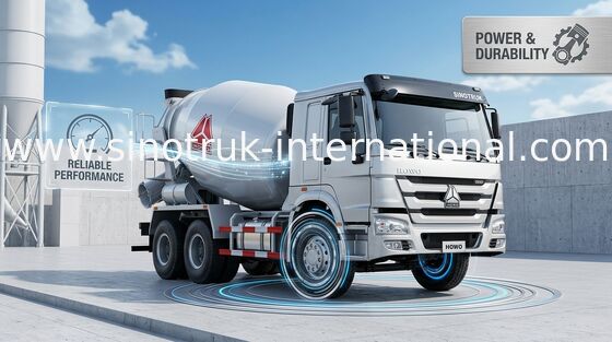 Yüksek Mukavemet Aşınması Olan Büyük Beton Mikser Kamyonu - Dayanıklı Çelik Levha Tankı