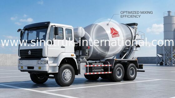 Dayanıklı Endüstriyel Beton Mikser Araç 8 × 4 Yüksek Çalışma Verimliliği