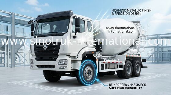 Yol Tamir / Çimento Kamyon Mikser için Endüstriyel Beton Karıştırma Kamyon