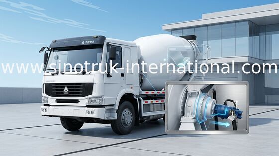 SINOTRUK HOWO Beton Mikser Kamyon 12CBM 371HP 6X4 RHD ZZ5257GJBN4048W