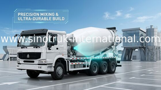 Beton Mikser Kamyon SINOTRUK HOWO 12CBM Euro2 290HP 6X4 RHD ZZ5257GJBM4048W