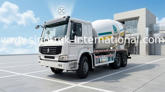 Mobil Beton Mikser Kamyon, 9CBM 290HP 6X4 LHD Hazır Beton Karışımı