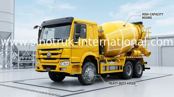 Beton Mikser Kamyon SINOTRUK HOWO 12CBM Euro2 336HP 6X4 LHD ZZ5257GJBN4048W
