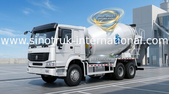 Beton Mikser Kamyon SINOTRUK HOWO 12CBM Euro2 371HP 6X4 RHD ZZ5257GJBN4048W