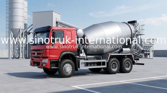 SINOTRUK HOWO Beton Mikser Kamyonu Beton Taşımacılığı için 10 CBM