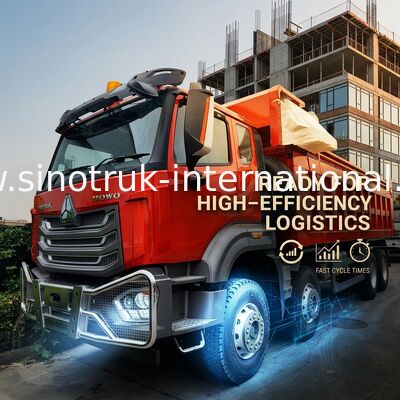 Süper Rulman HOWO 8×4 Kamyon | 371HP Güçlü Motor, 27m³ Geniş Hacim, 80–100 Ton Ağır Yük Taşıma