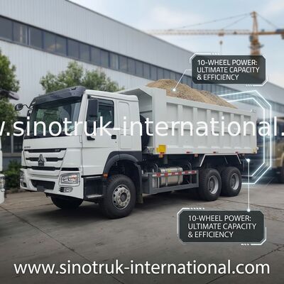 HOWO 371HP 6x4 Sol Sürüşlü Orta Yükseklikte Damperli Kamyon