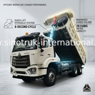 İnşaat Howo 6x4 Tipper Dump Truck RHD Drive
