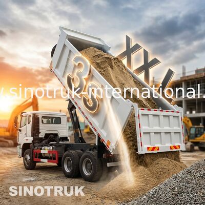 Sol veya Sağ Sürüş modeli Howo Dump Truck 371 House Power Ultimate Heavy Duty Workhorse