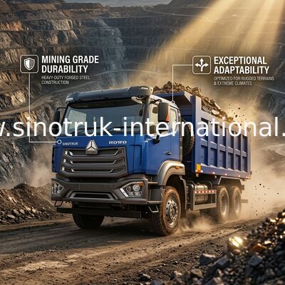 SINOTRUK HOHAN 371HP 10 Tekerlekli LHD 40 Ton 20-30CBM ZZ3317N356JB1